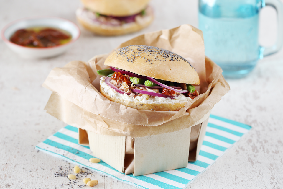 recette sandwich thon fromage fouetté madame loik