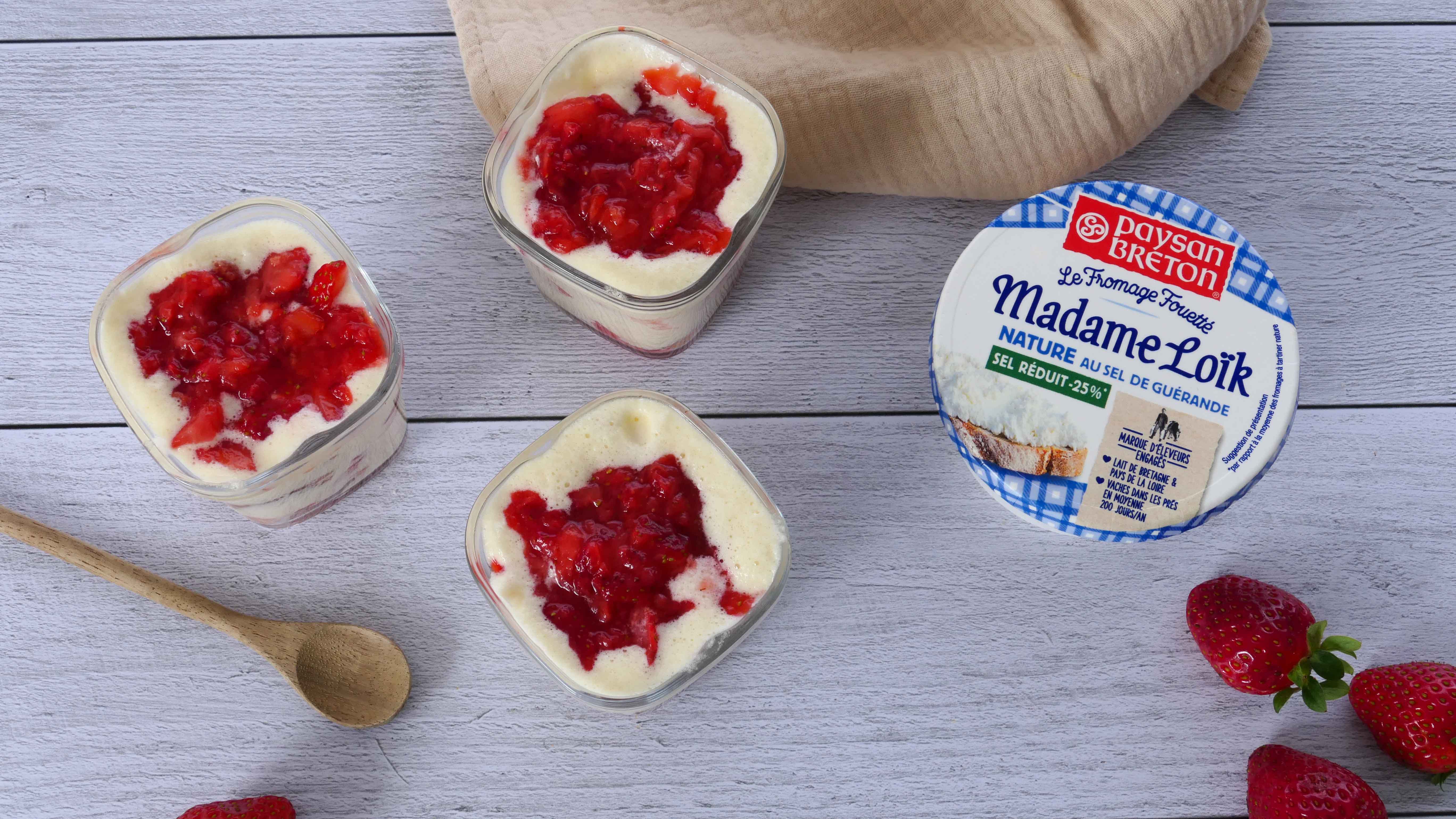 recette tiramisu fromage fouetté madame loik