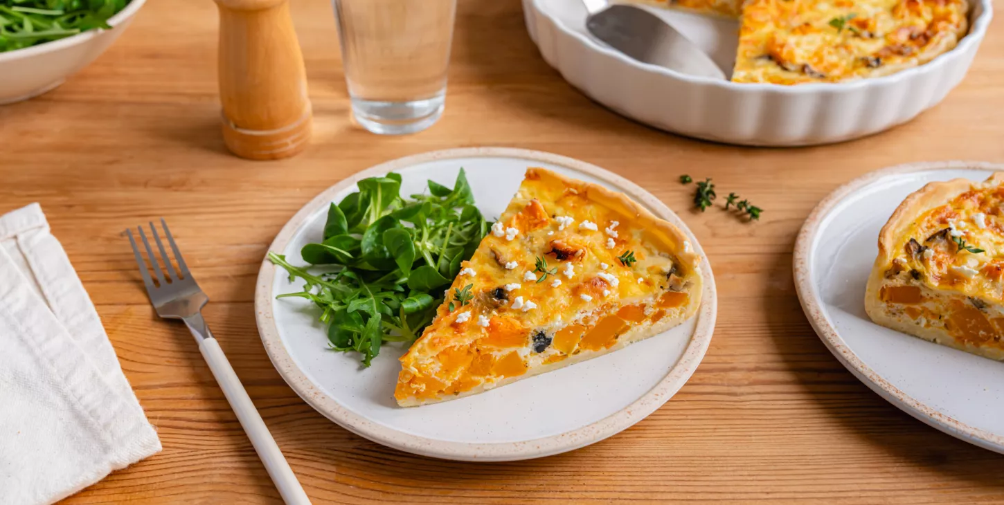 Quiche butternut et feta plaisir onctueux paysan breton