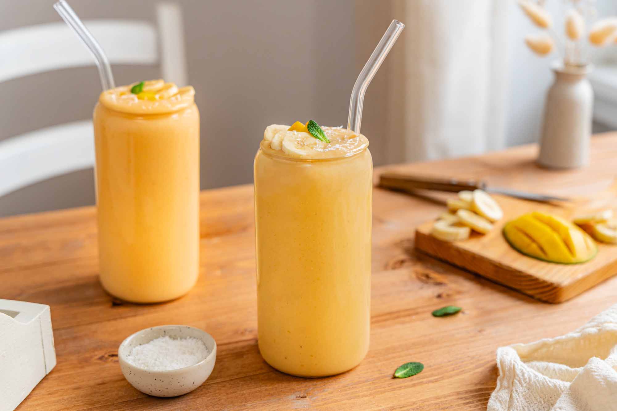 Recette smoothie lait plaisir onctueux paysan breton