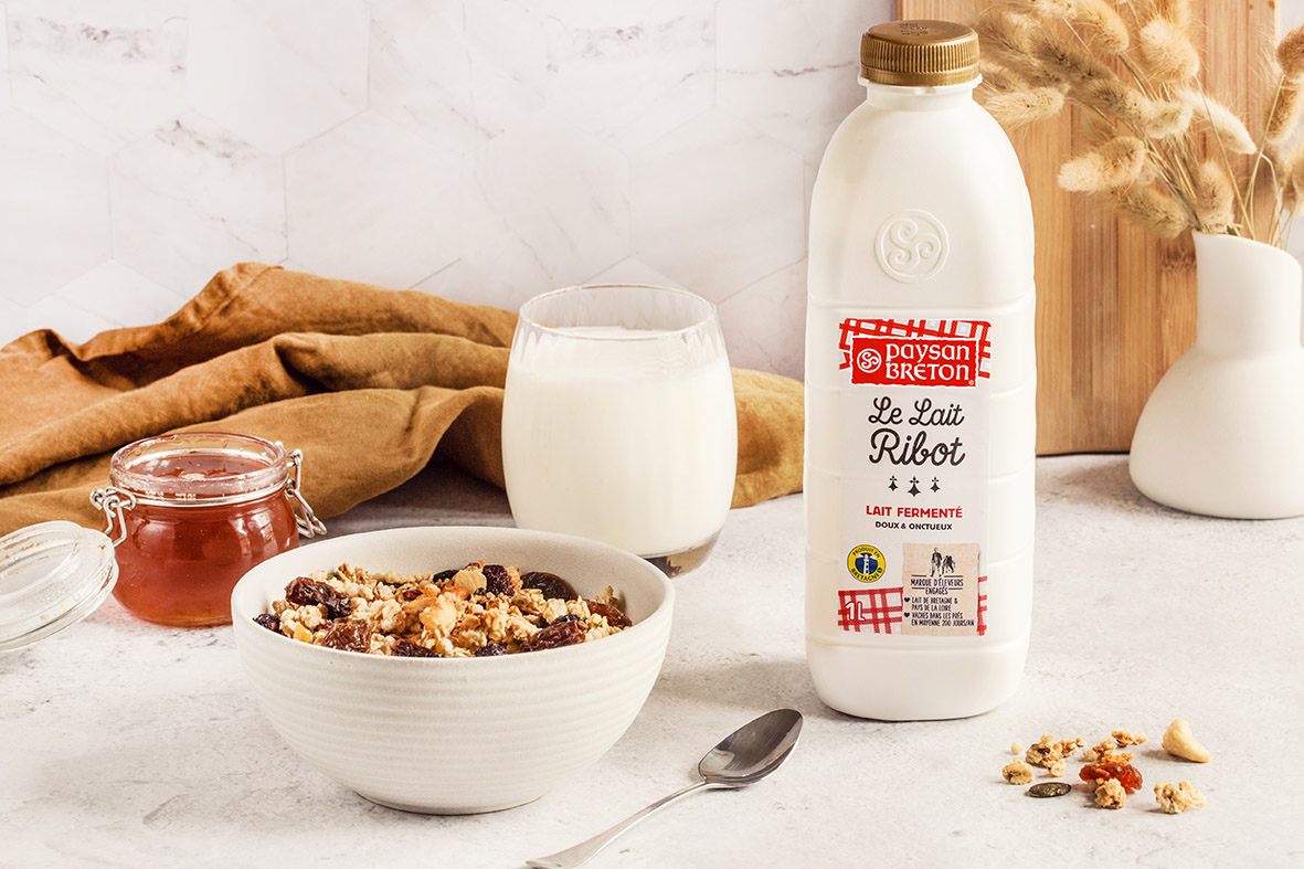 granola maison lait ribot
