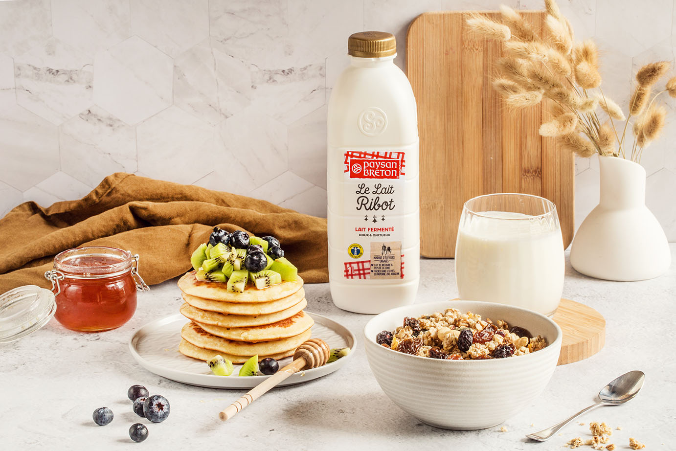 pancakes lait ribot