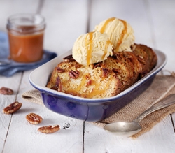 Brioche perdue caramel noix de pécan