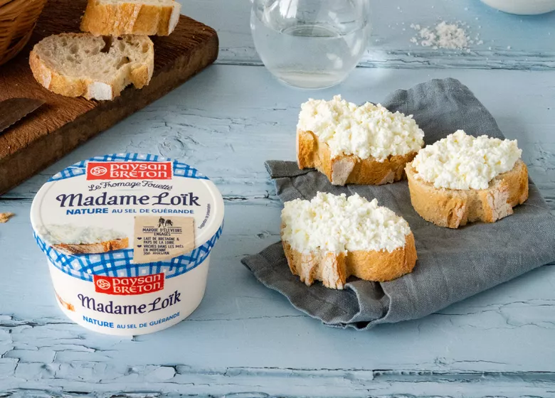 fromage fouetté nature madame loik paysan breton