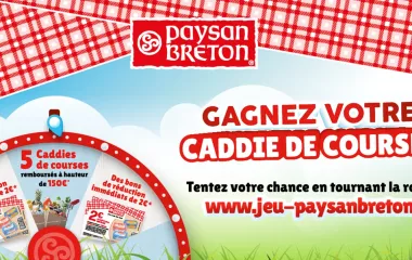 gagnez votre caddie de courses