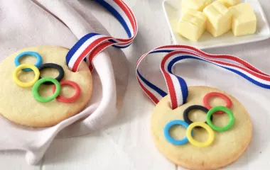 Brittany shortbread Olympic medals