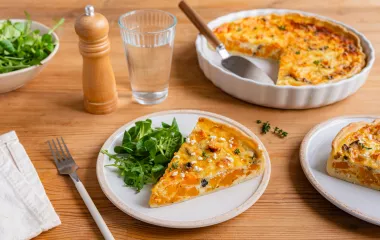 Quiche butternut et feta plaisir onctueux paysan breton