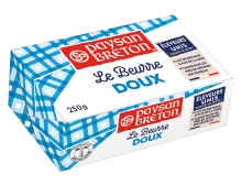 beurre plaquette doux paysan breton