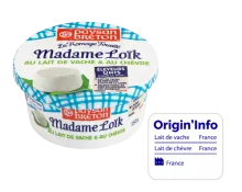 fromage fouetté chèvre madame loik