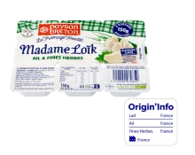 fromage fouette ail et fines herbes portions