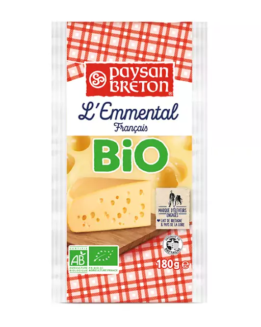 BIO emmental in portie Paysan Breton