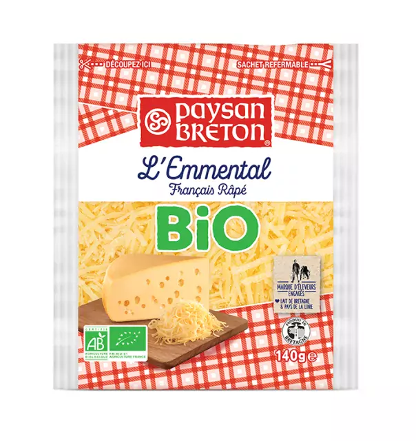 BIO geraspte emmental Paysan Breton