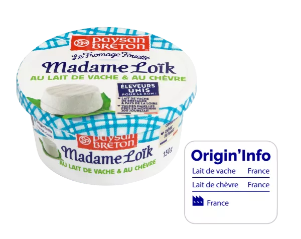 fromage fouetté chèvre madame loik