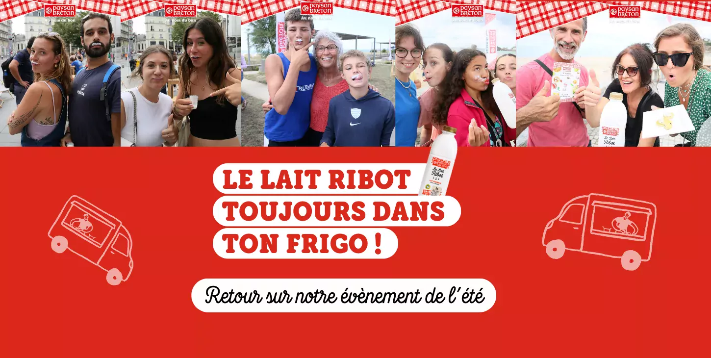 le lait ribot toujours dans ton frigo bilan