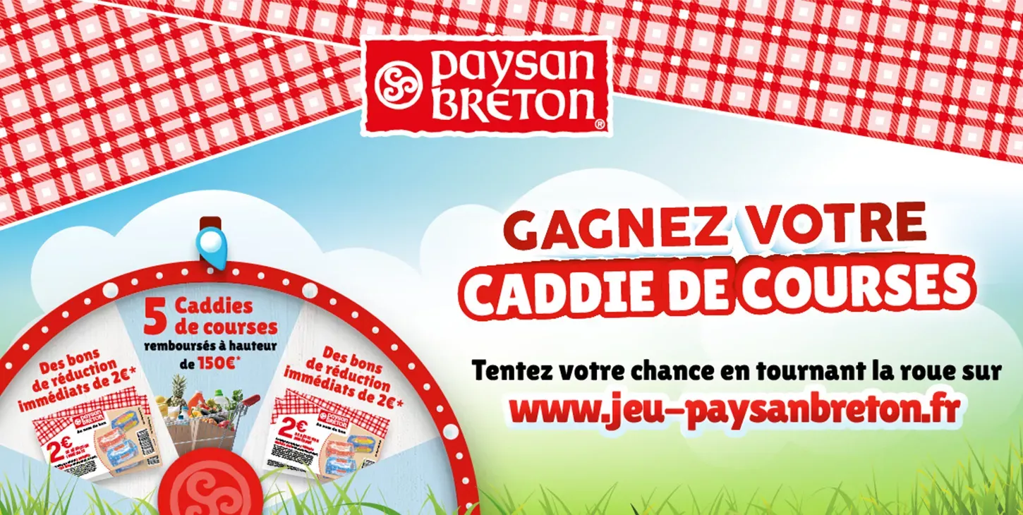 gagnez votre caddie de courses