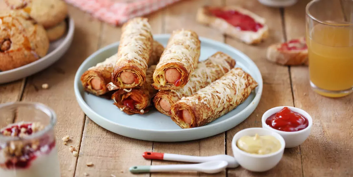 Recette crêpe hot dog l'Authentique Paysan Breton