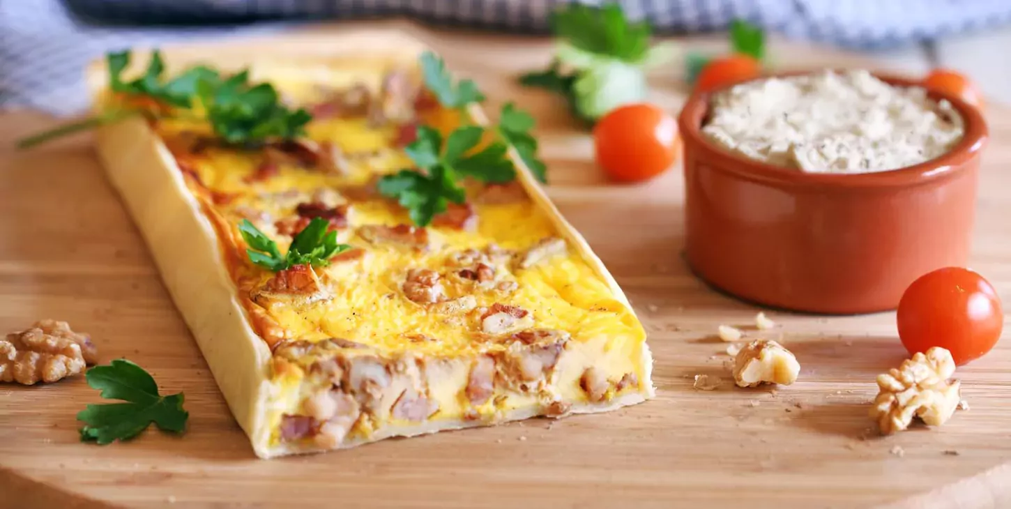 Recette Quiche fromage Madame Loïk Paysan BretonBD