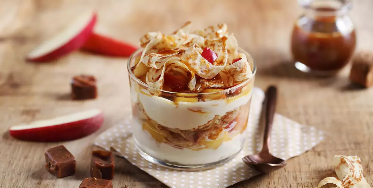 Tiramisu breton pommes caramel au beurre