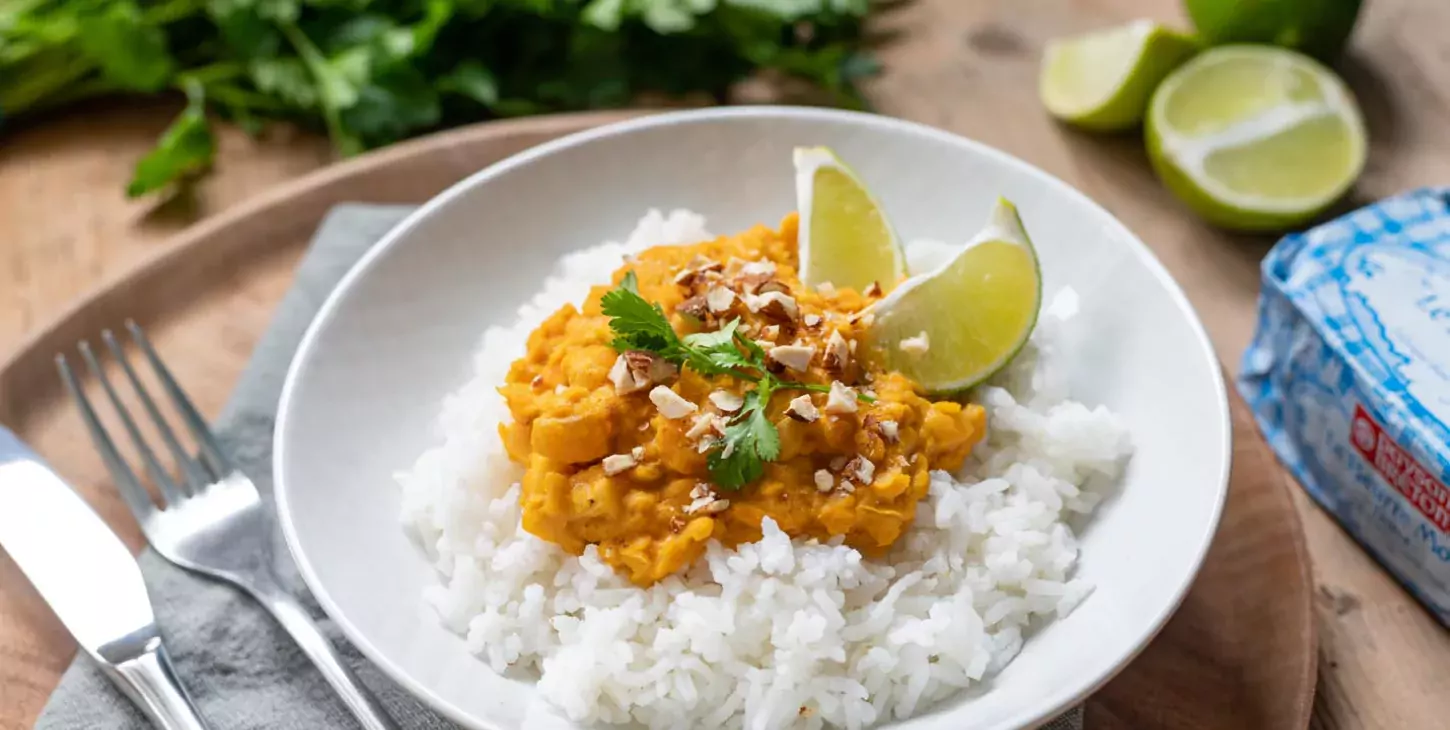 Dhal de lentilles corail