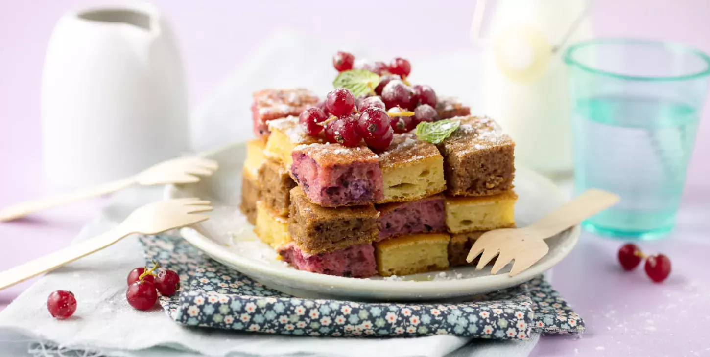 Recette Pancakes en Rubik's Cube Paysan Breton Lait Fermenté