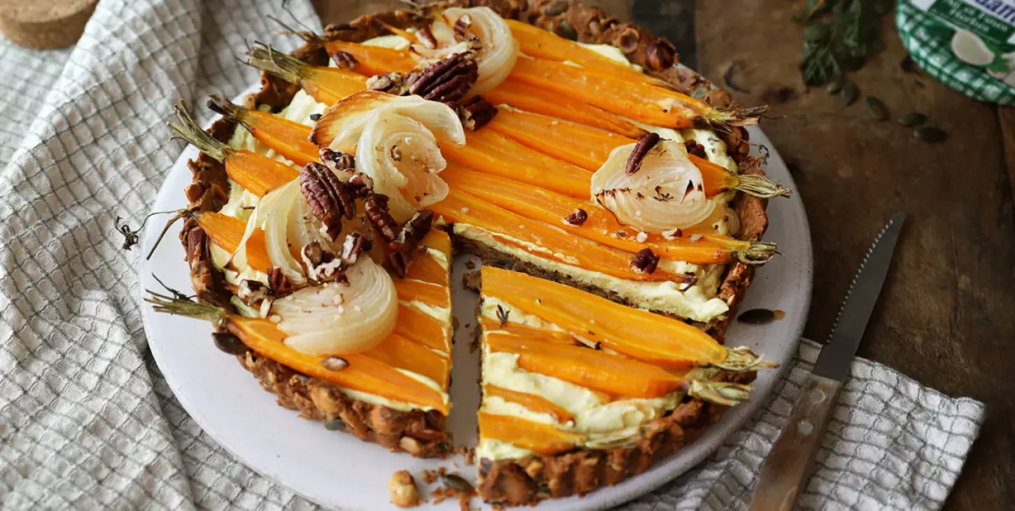 Tarte aux carottes et Fromage Fouetté Madame Loïk