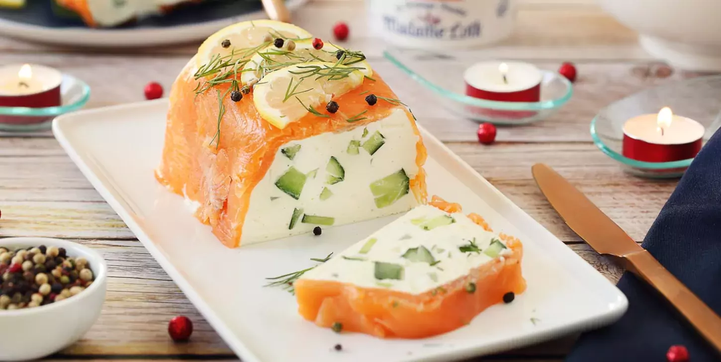 Terrine au saumon fumé et concombre Madame Loïk