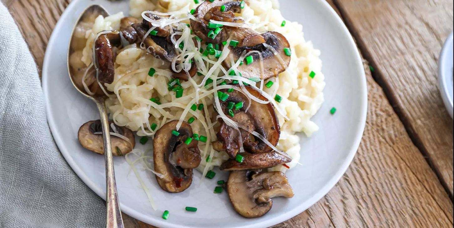 Mushroom & Emmental Risotto