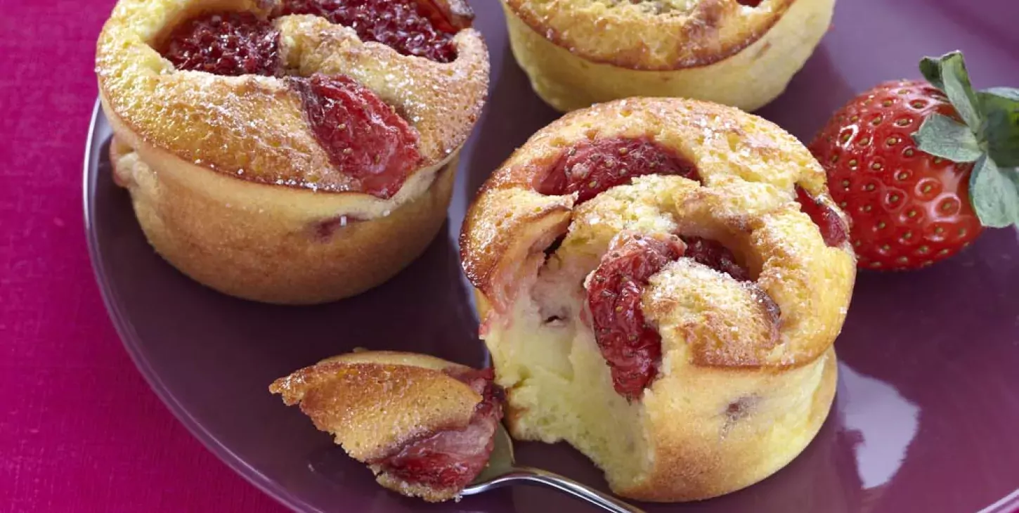 Clafoutis aux fraises façon "Flognarde"