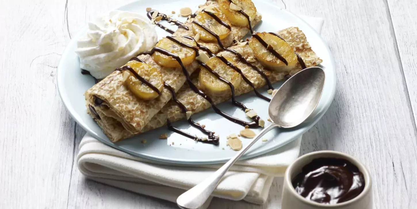 Pannenkoek Banana Split 