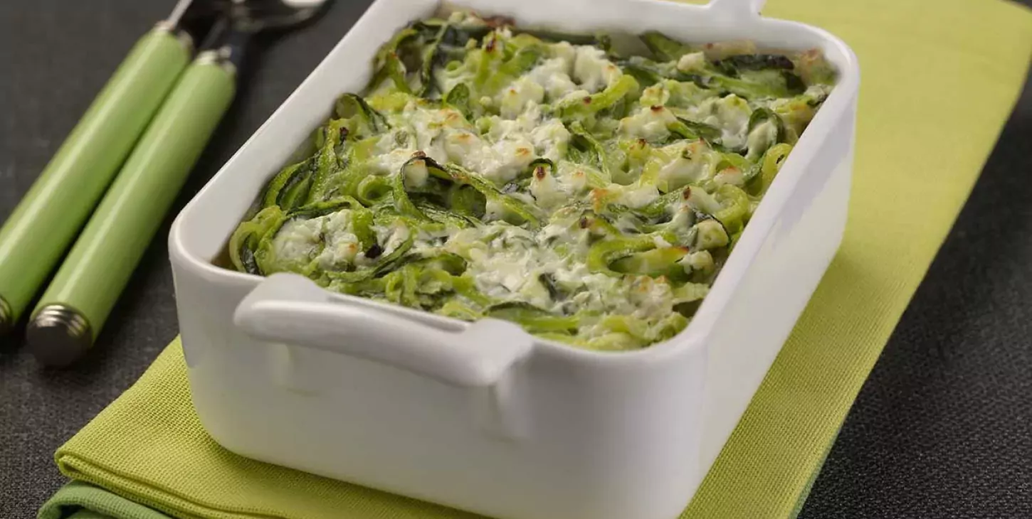 Lasagnes de courgettes fromage frais