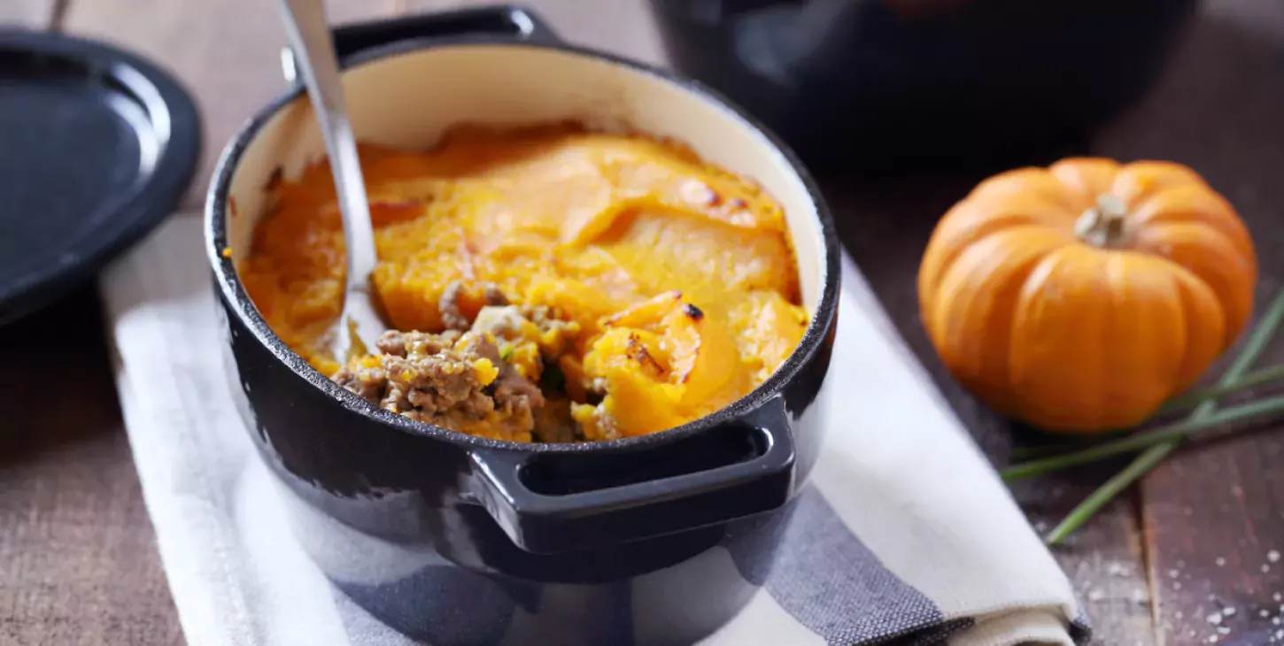 Hachis parmentier au potiron