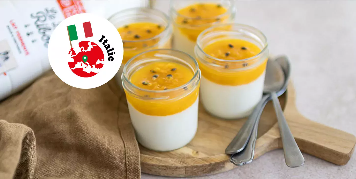 Panna Cotta Mangue Passion, Recette