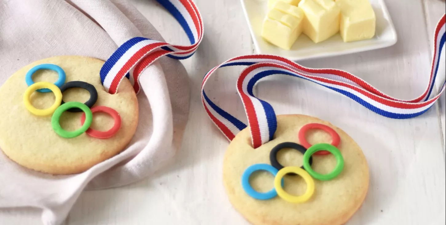 Brittany shortbread Olympic medals