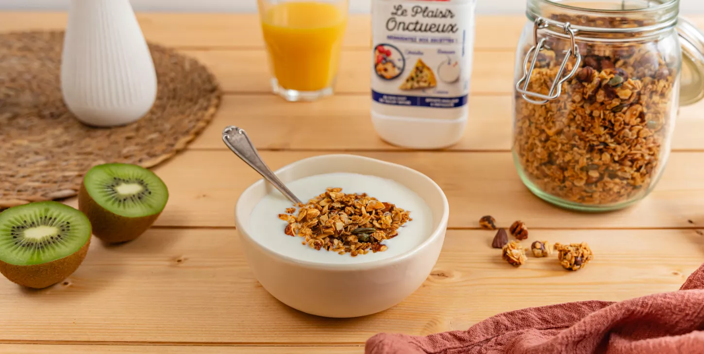 Granola fait-maison plaisir onctueux paysan breton