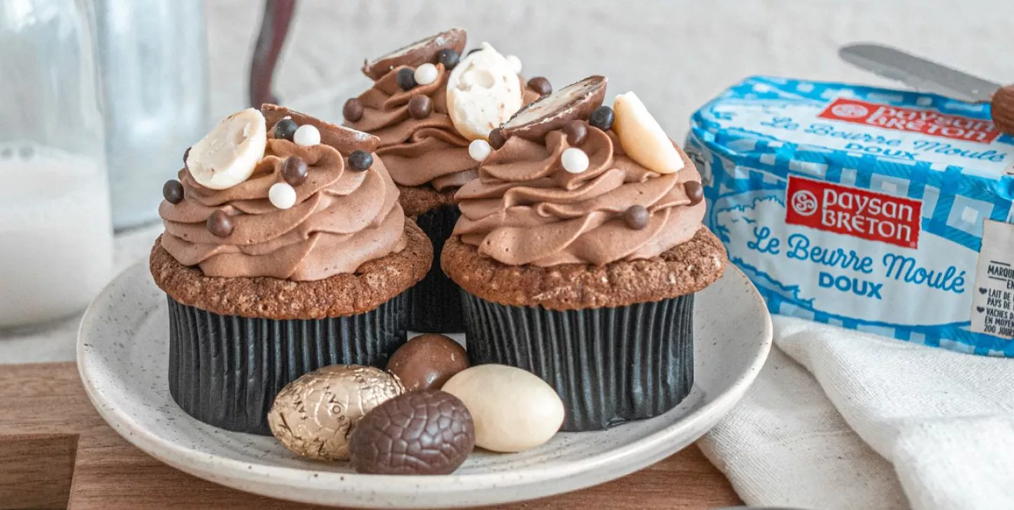 Easter Chocolate Cupcakes