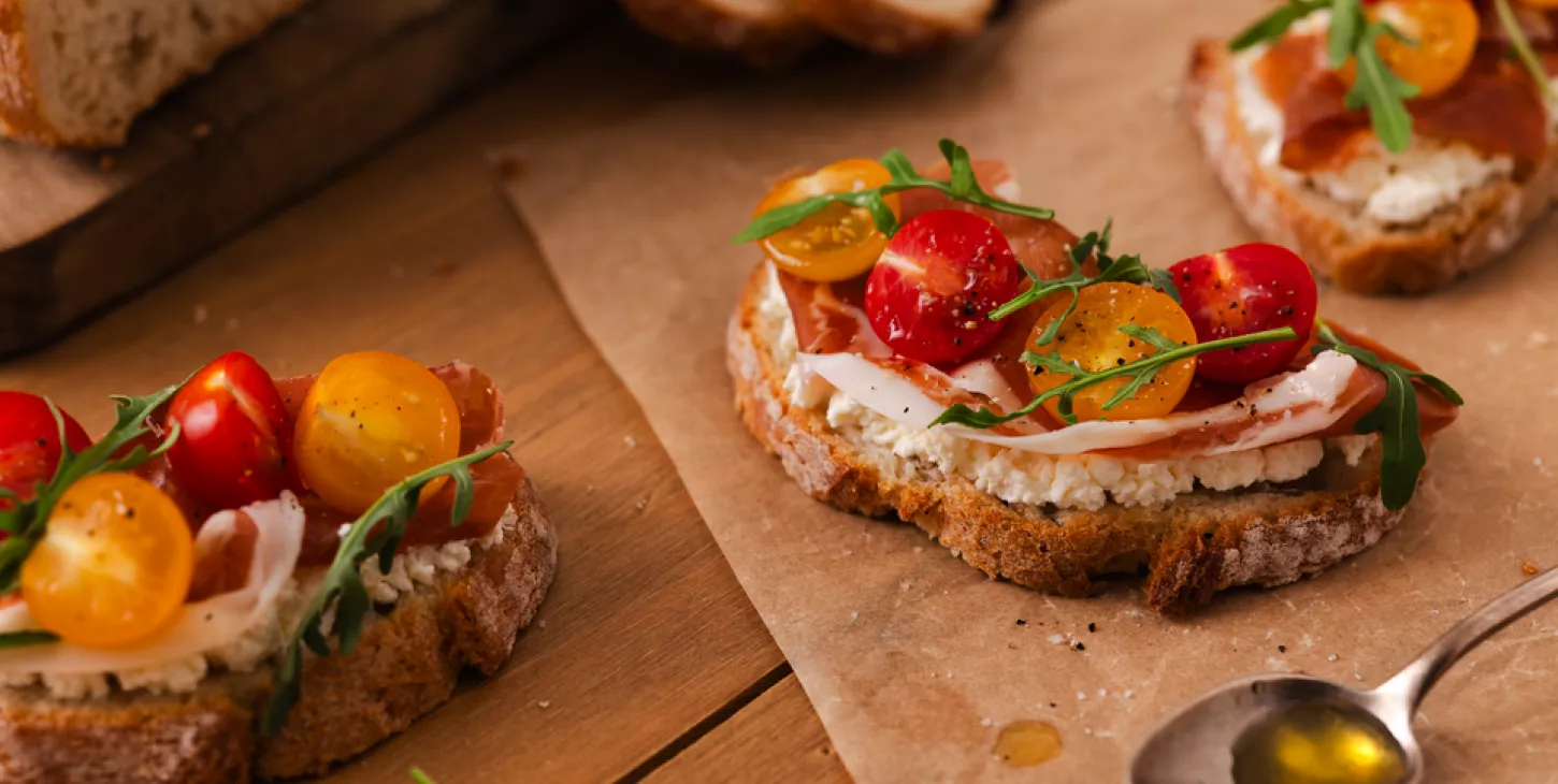 bruschetta fromage fouetté chèvre madame loik