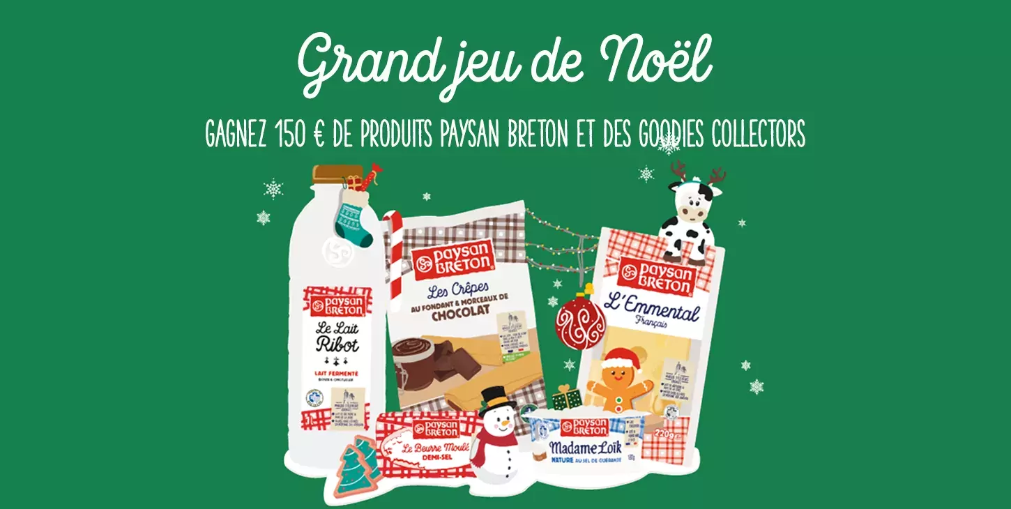 jeu concours noel paysan breton